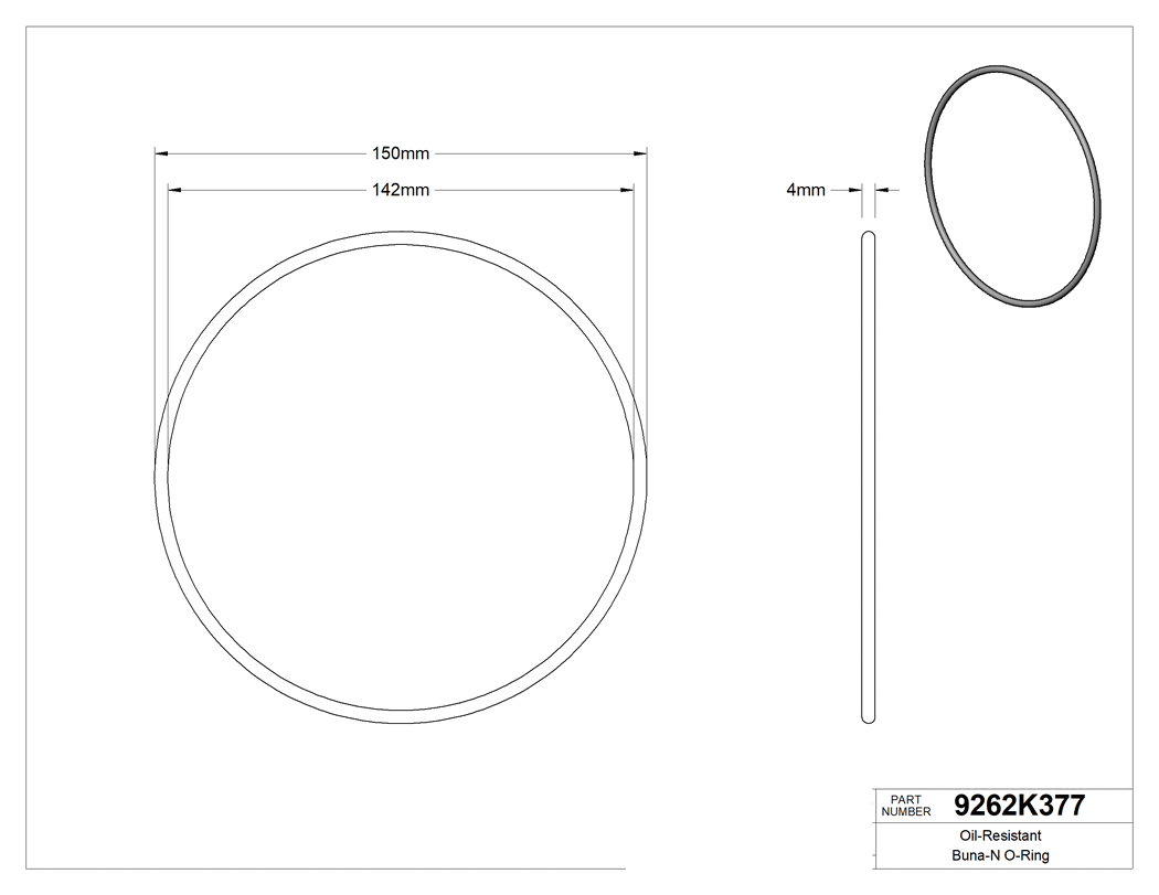 Technical drawing - 9262K377